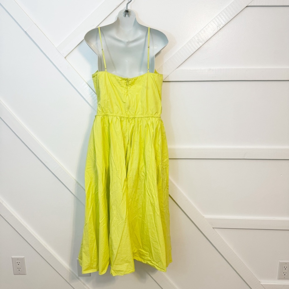 Jason Wu Neon Lime Spaghetti-Strap Midi Dress - Picture 7 of 12